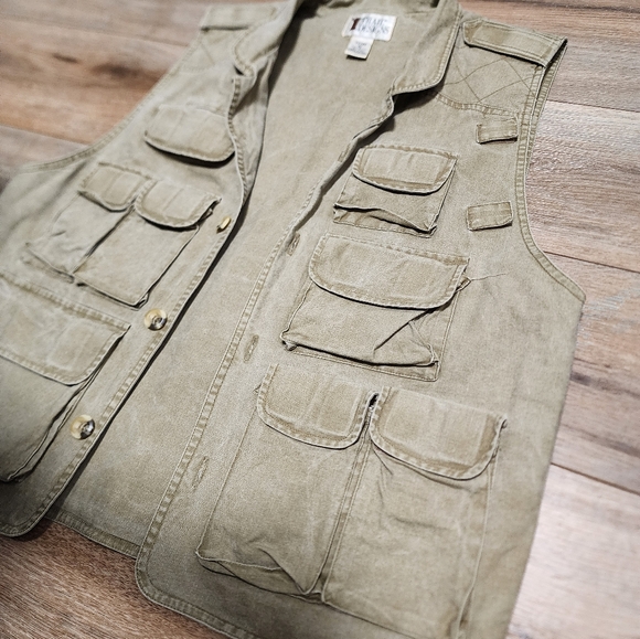 Vintage Trails Designs Vest | Retro Style Outerwear | Timeless Fashion Size M - Picture 3 of 6